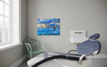 The Right Whale oil 24x36 Canvas - David Ussery