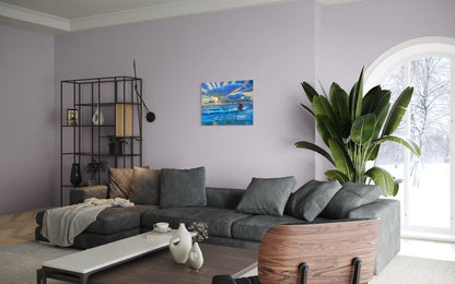 The Right Whale oil 24x36 Canvas - David Ussery