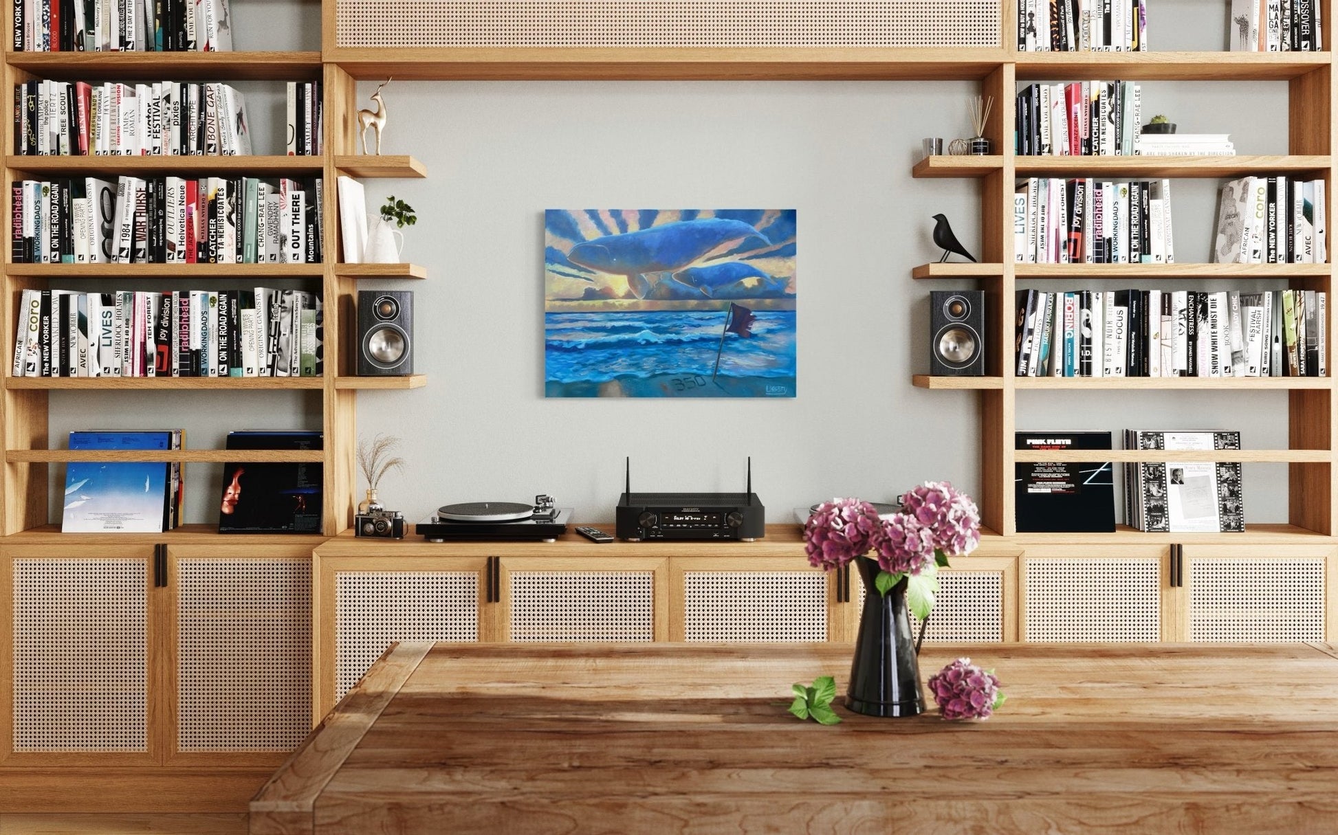 The Right Whale oil 24x36 Canvas - David Ussery