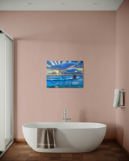 The Right Whale oil 24x36 Canvas - David Ussery