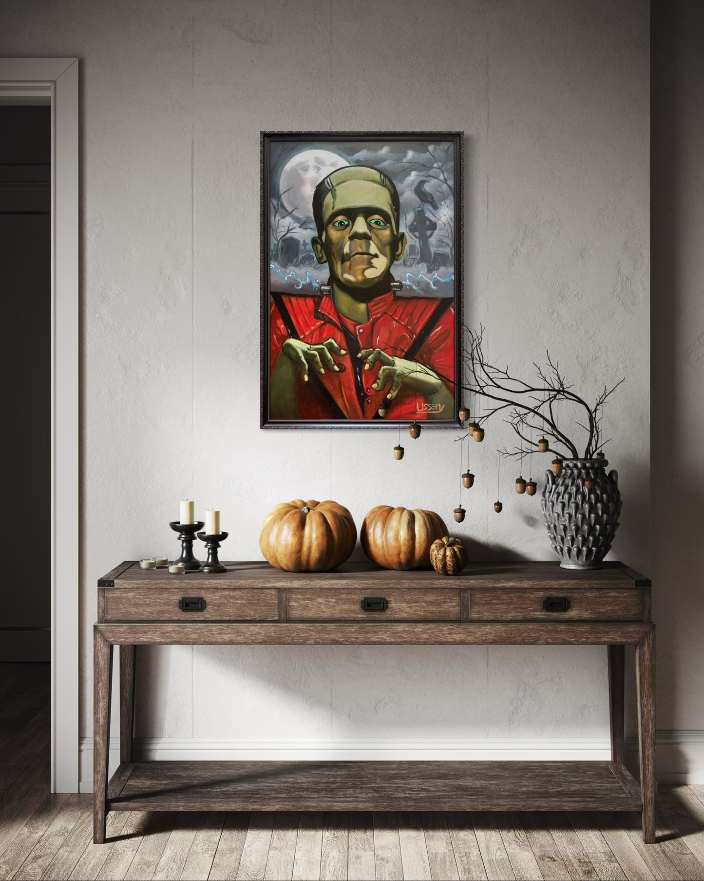 🎨 “Thrillerstine” — An Original Oil Painting by David Ussery - David Ussery