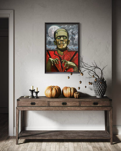 🎨 “Thrillerstine” — An Original Oil Painting by David Ussery - David Ussery