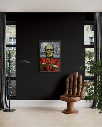 🎨 “Thrillerstine” — An Original Oil Painting by David Ussery - David Ussery