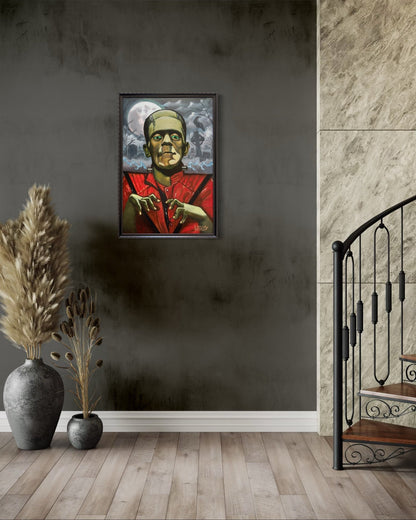 🎨 “Thrillerstine” — An Original Oil Painting by David Ussery - David Ussery