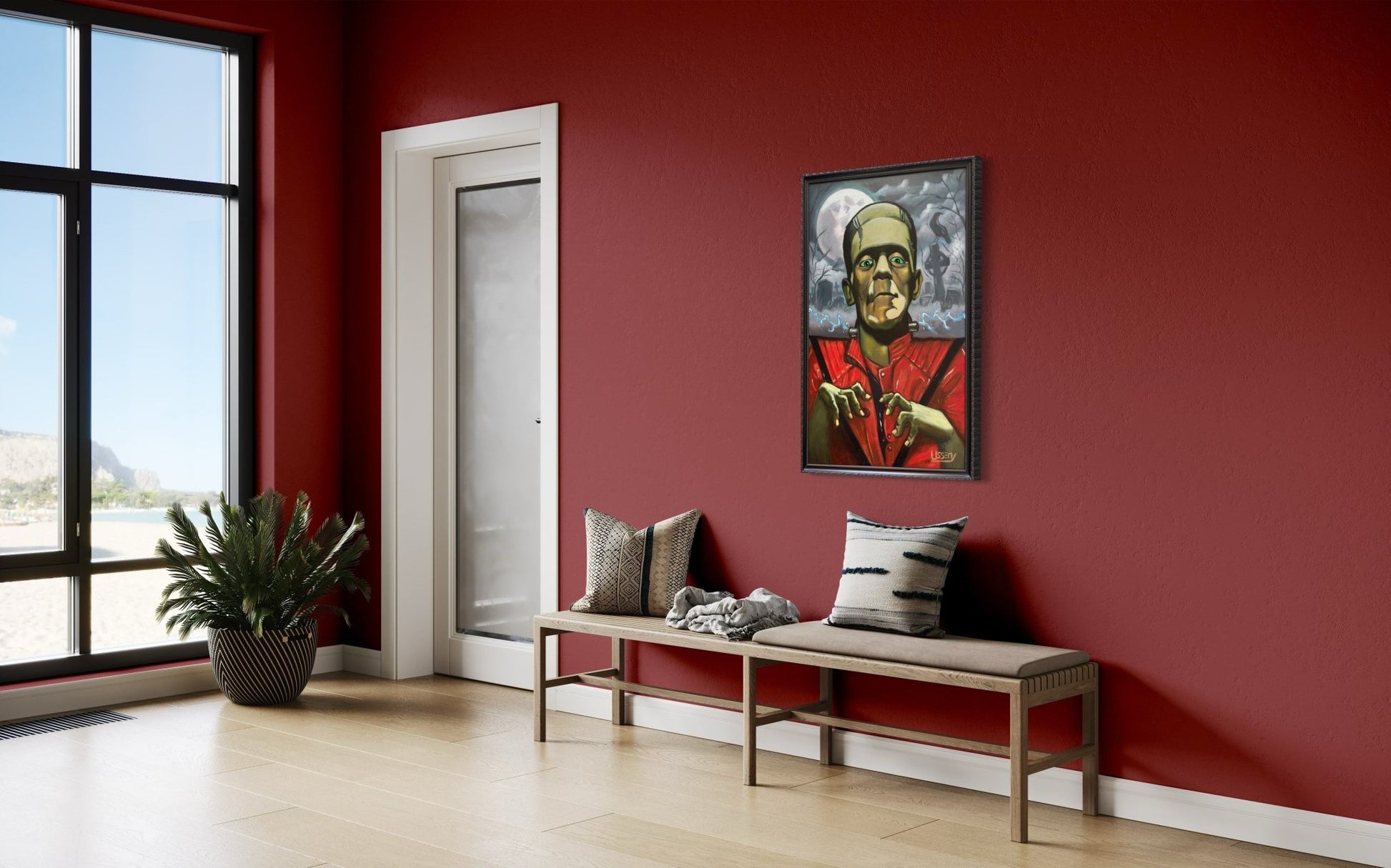 🎨 “Thrillerstine” — An Original Oil Painting by David Ussery - David Ussery