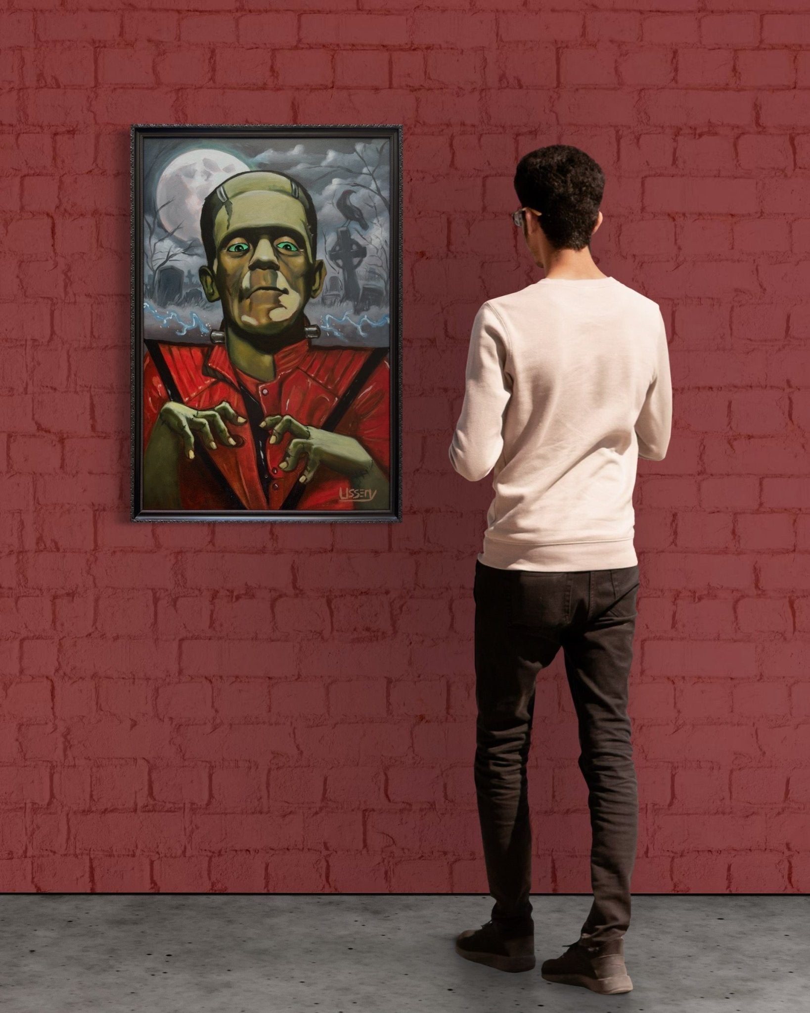 🎨 “Thrillerstine” — An Original Oil Painting by David Ussery - David Ussery