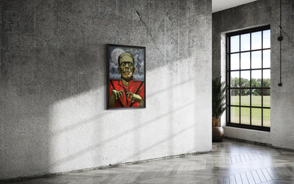 🎨 “Thrillerstine” — An Original Oil Painting by David Ussery - David Ussery