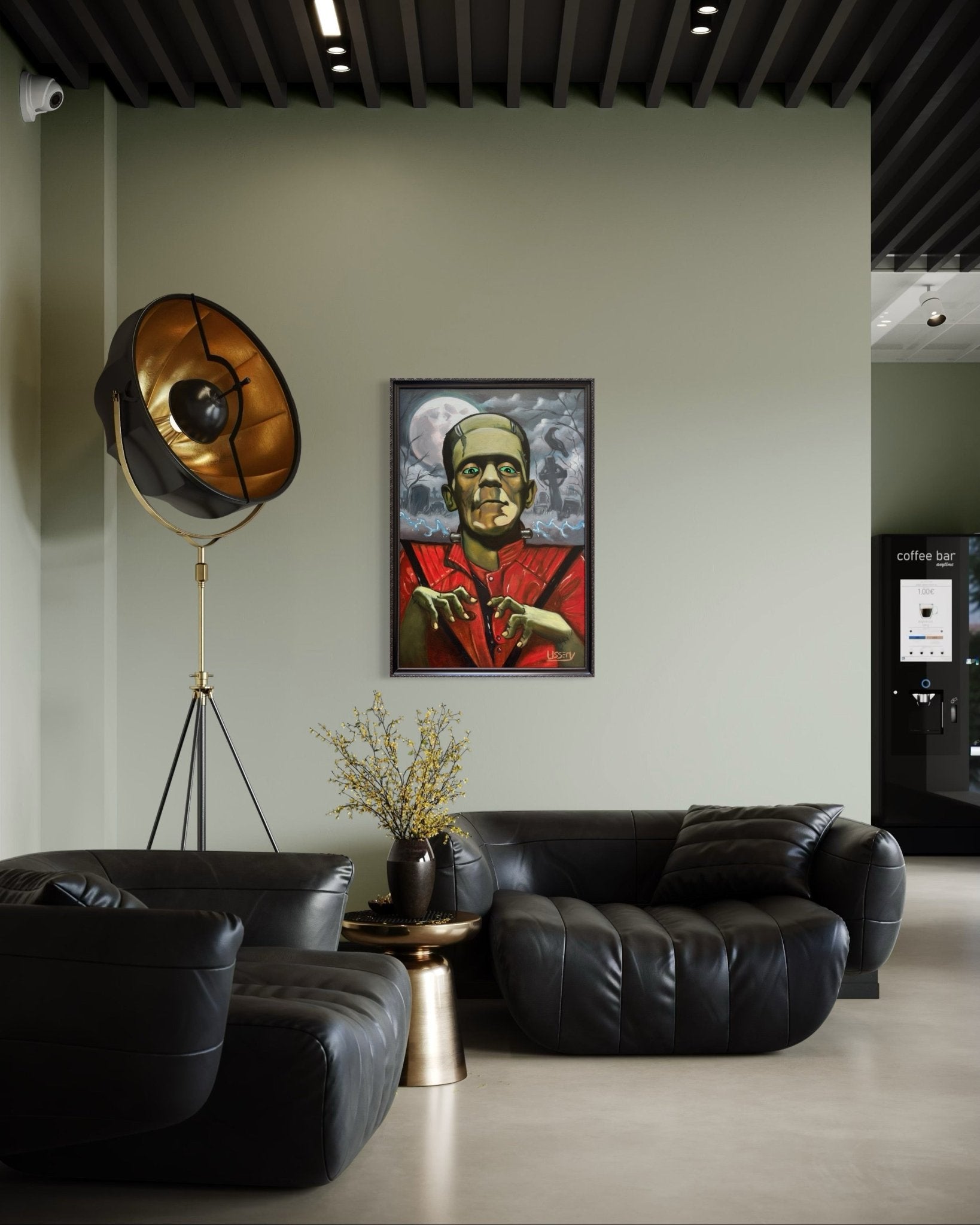 🎨 “Thrillerstine” — An Original Oil Painting by David Ussery - David Ussery