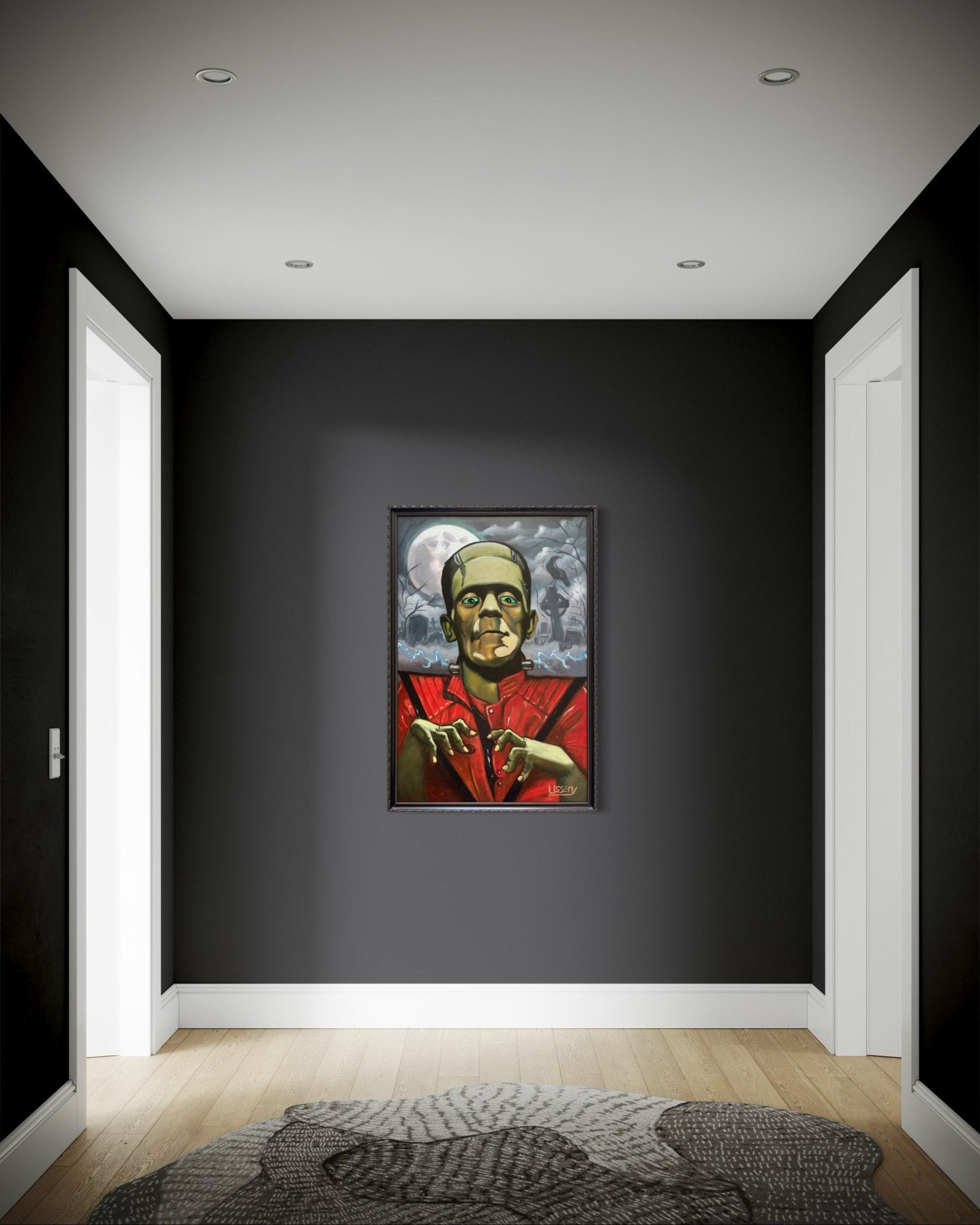 🎨 “Thrillerstine” — An Original Oil Painting by David Ussery - David Ussery