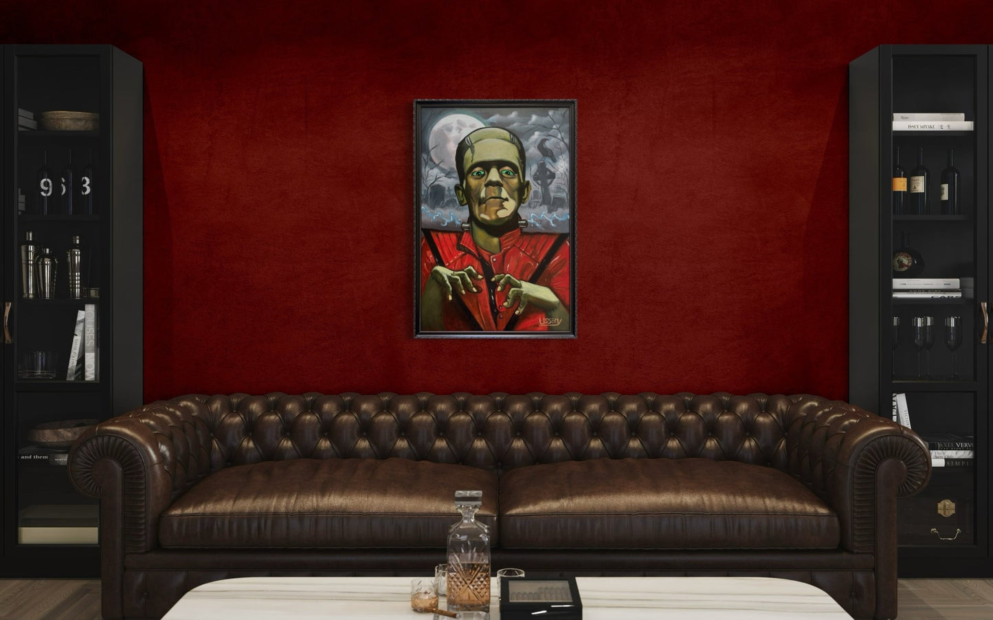 🎨 “Thrillerstine” — An Original Oil Painting by David Ussery - David Ussery