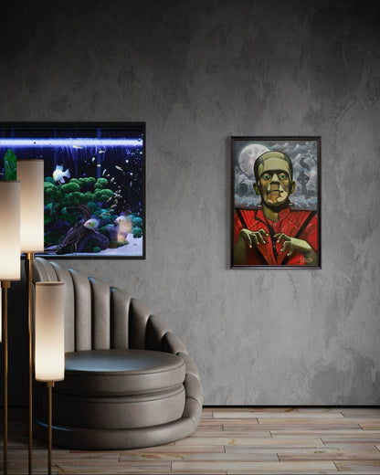 🎨 “Thrillerstine” — An Original Oil Painting by David Ussery - David Ussery