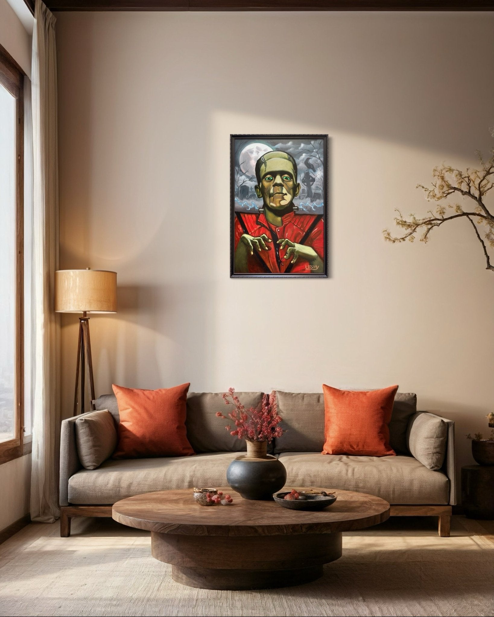 🎨 “Thrillerstine” — An Original Oil Painting by David Ussery - David Ussery