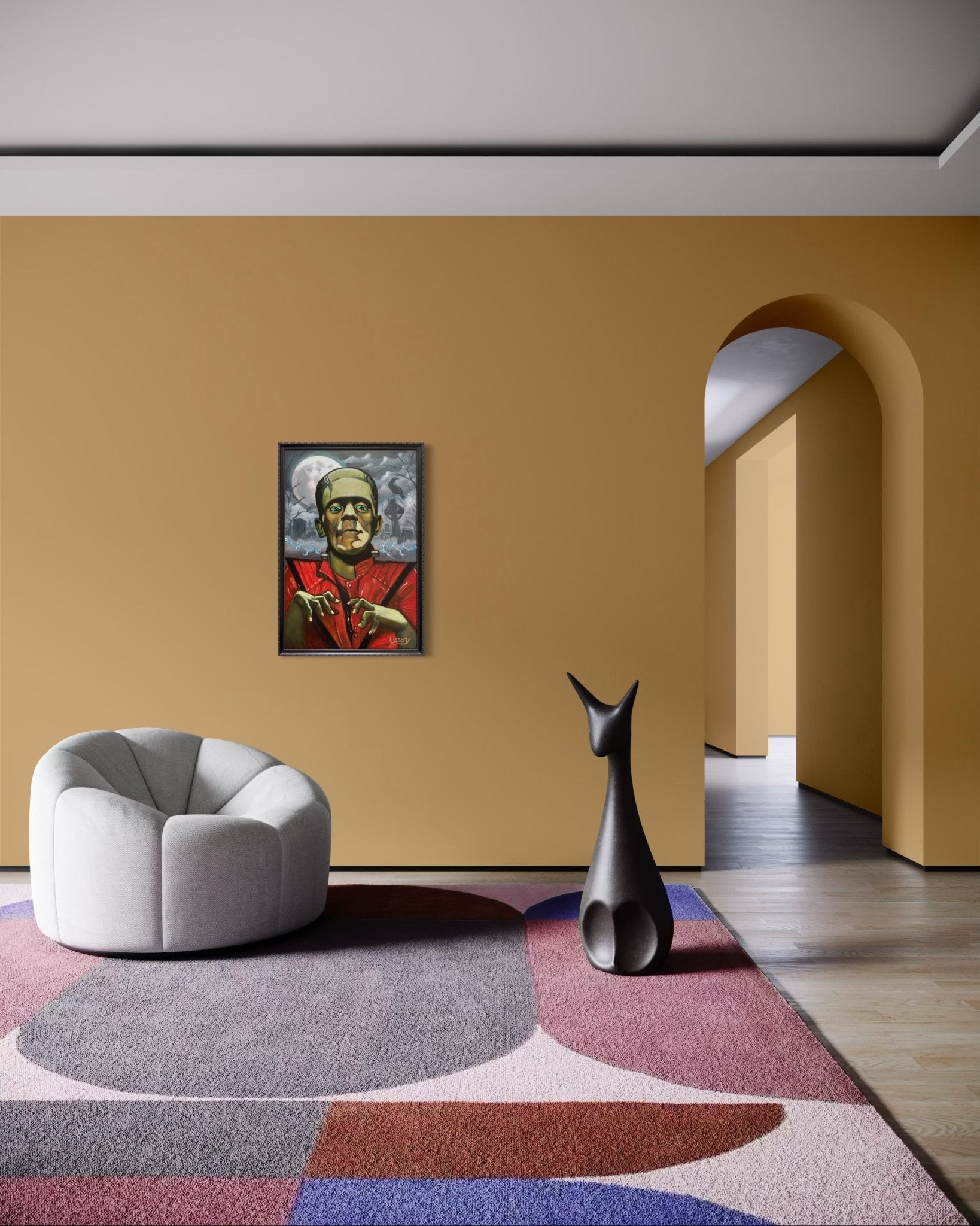 🎨 “Thrillerstine” — An Original Oil Painting by David Ussery - David Ussery