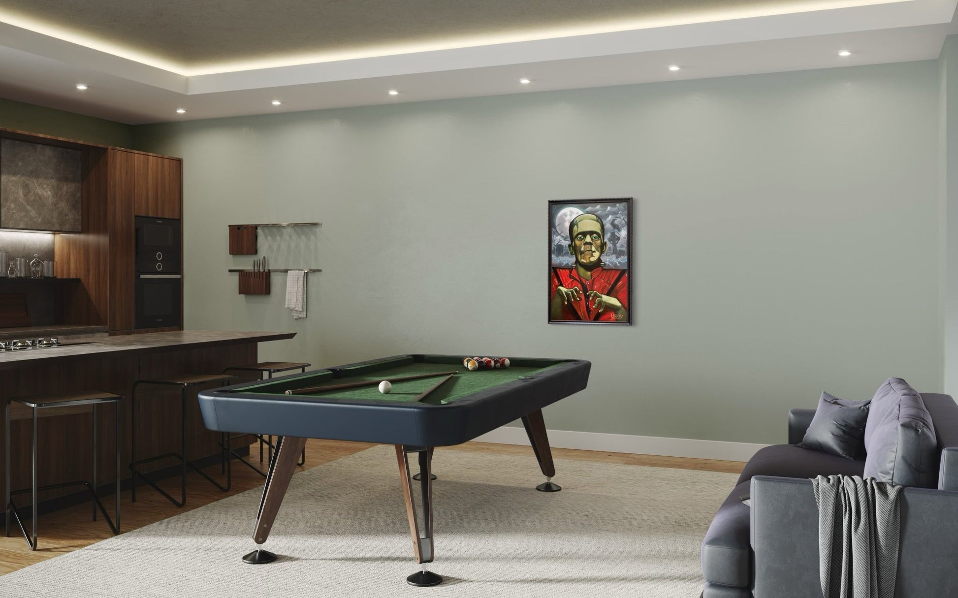 🎨 “Thrillerstine” — An Original Oil Painting by David Ussery - David Ussery