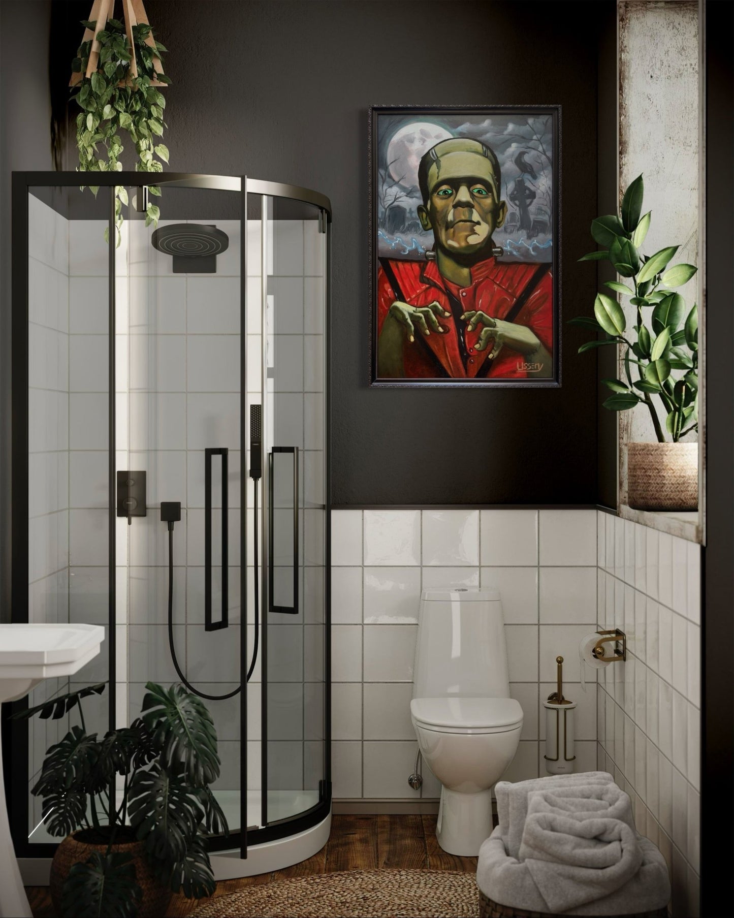 🎨 “Thrillerstine” — An Original Oil Painting by David Ussery - David Ussery