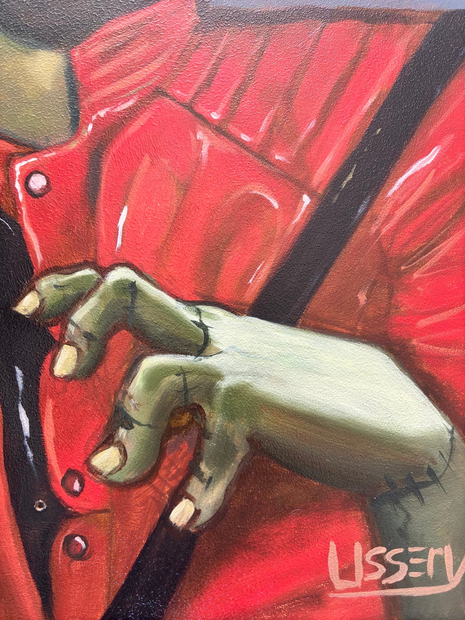 🎨 “Thrillerstine” — An Original Oil Painting by David Ussery - David Ussery