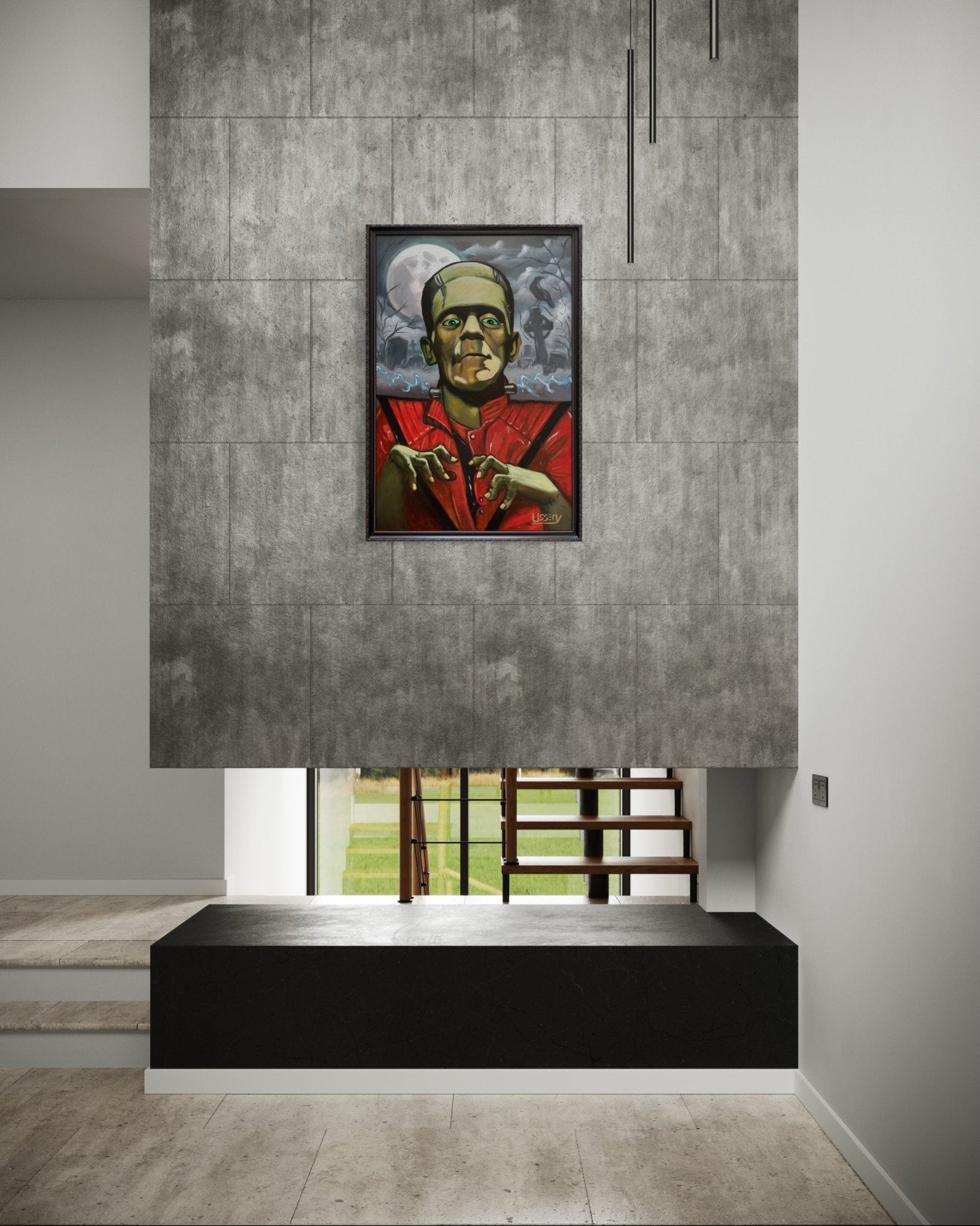 🎨 “Thrillerstine” — An Original Oil Painting by David Ussery - David Ussery