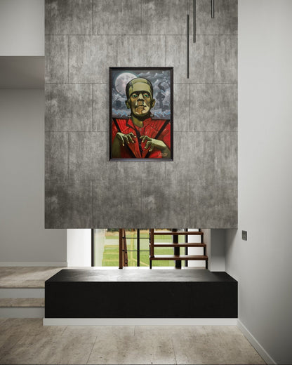 🎨 “Thrillerstine” — An Original Oil Painting by David Ussery - David Ussery