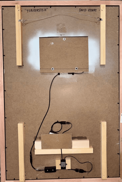 🎨 “Thrillerstine” — An Original Oil Painting by David Ussery - David Ussery