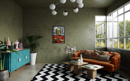 🎨 “Thrillerstine” — An Original Oil Painting by David Ussery - David Ussery