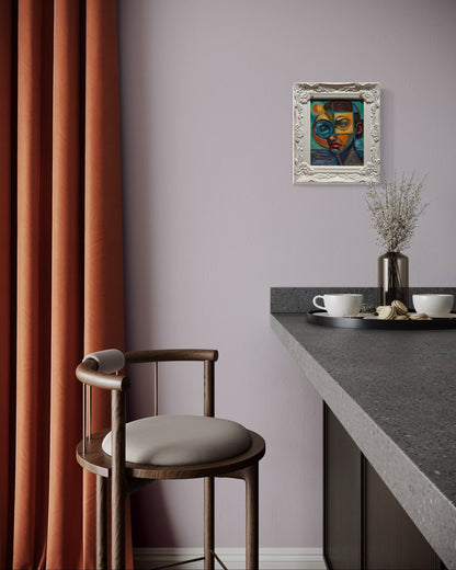 Through the Fractured Lens — Original 8x10 Oil Painting by David Ussery - David Ussery