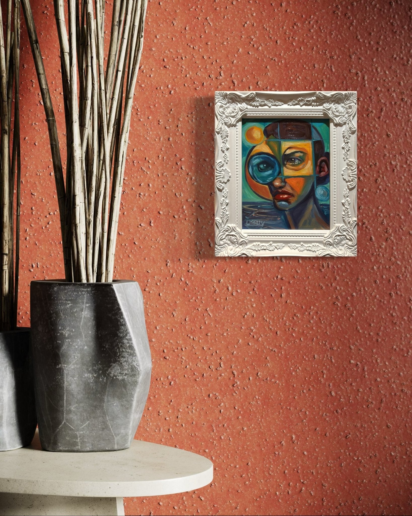 Through the Fractured Lens — Original 8x10 Oil Painting by David Ussery - David Ussery