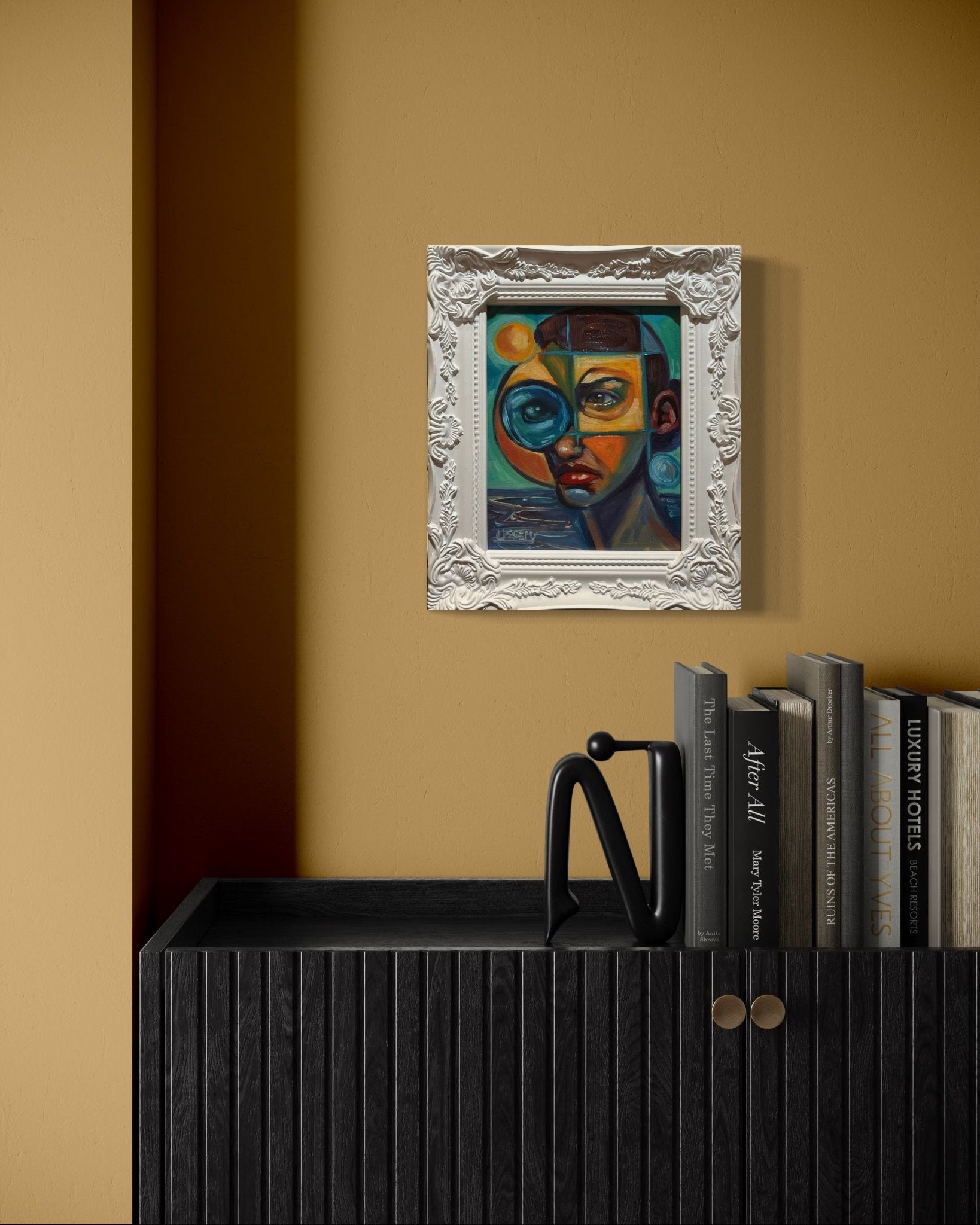 Through the Fractured Lens — Original 8x10 Oil Painting by David Ussery - David Ussery