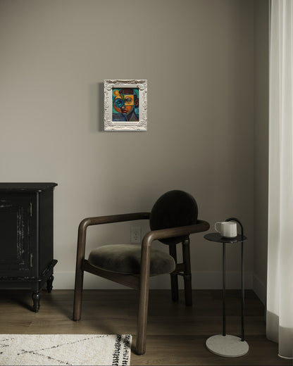 Through the Fractured Lens — Original 8x10 Oil Painting by David Ussery - David Ussery