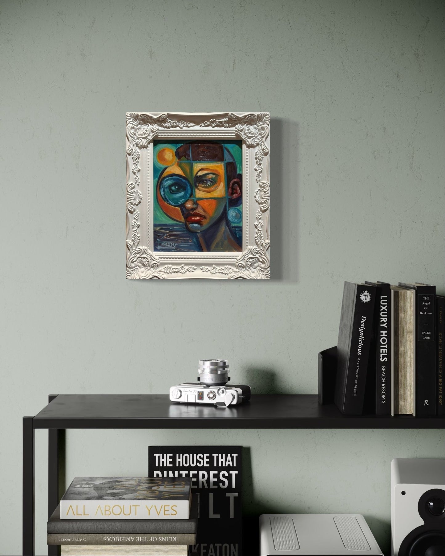 Through the Fractured Lens — Original 8x10 Oil Painting by David Ussery - David Ussery