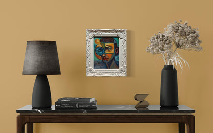 Through the Fractured Lens — Original 8x10 Oil Painting by David Ussery - David Ussery