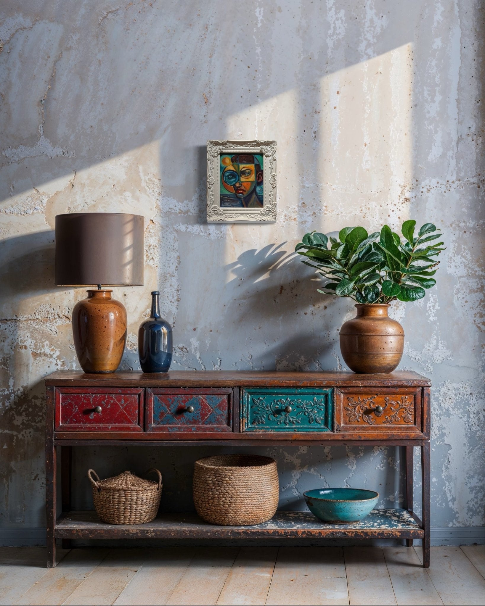 Through the Fractured Lens — Original 8x10 Oil Painting by David Ussery - David Ussery