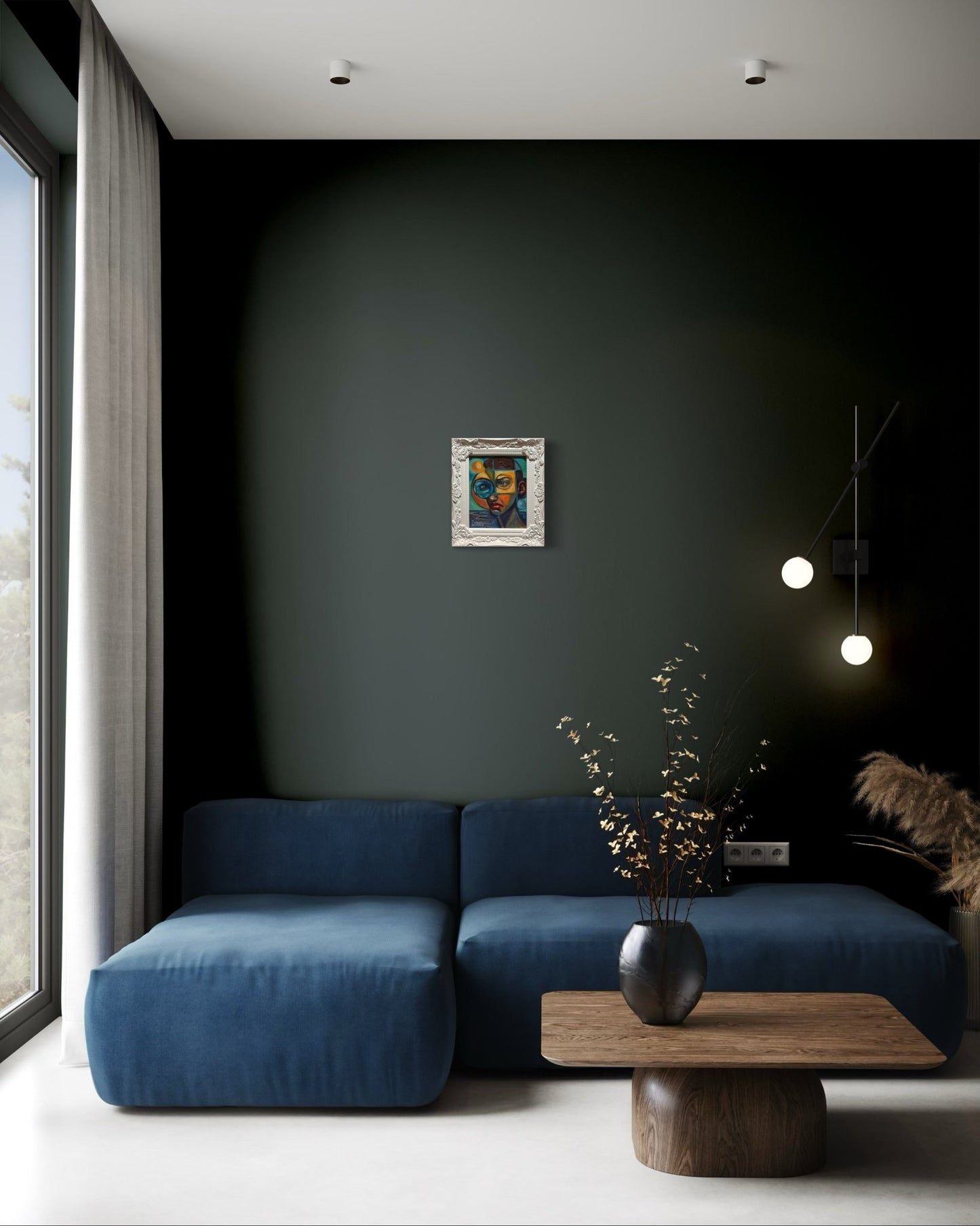 Through the Fractured Lens — Original 8x10 Oil Painting by David Ussery - David Ussery