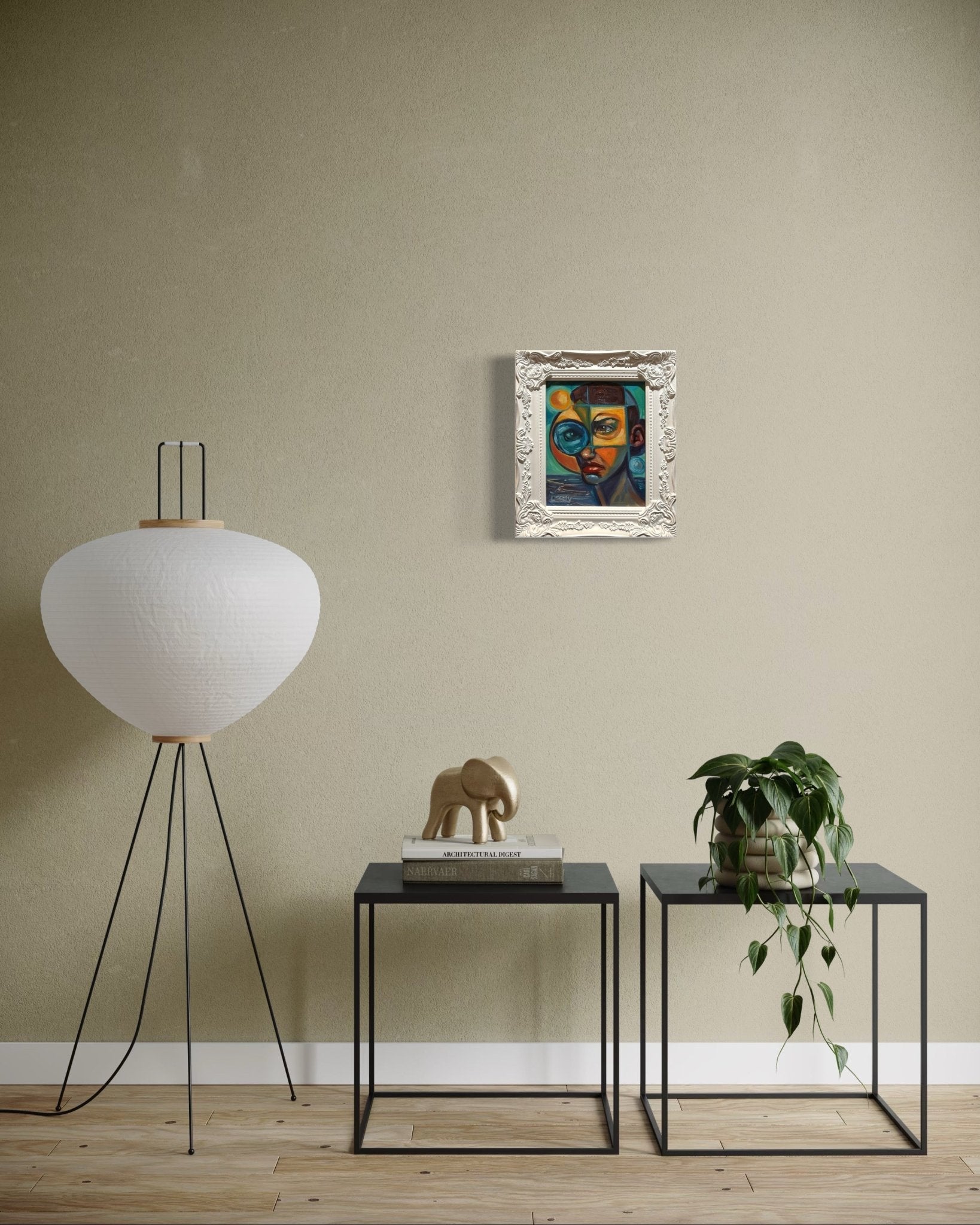 Through the Fractured Lens — Original 8x10 Oil Painting by David Ussery - David Ussery