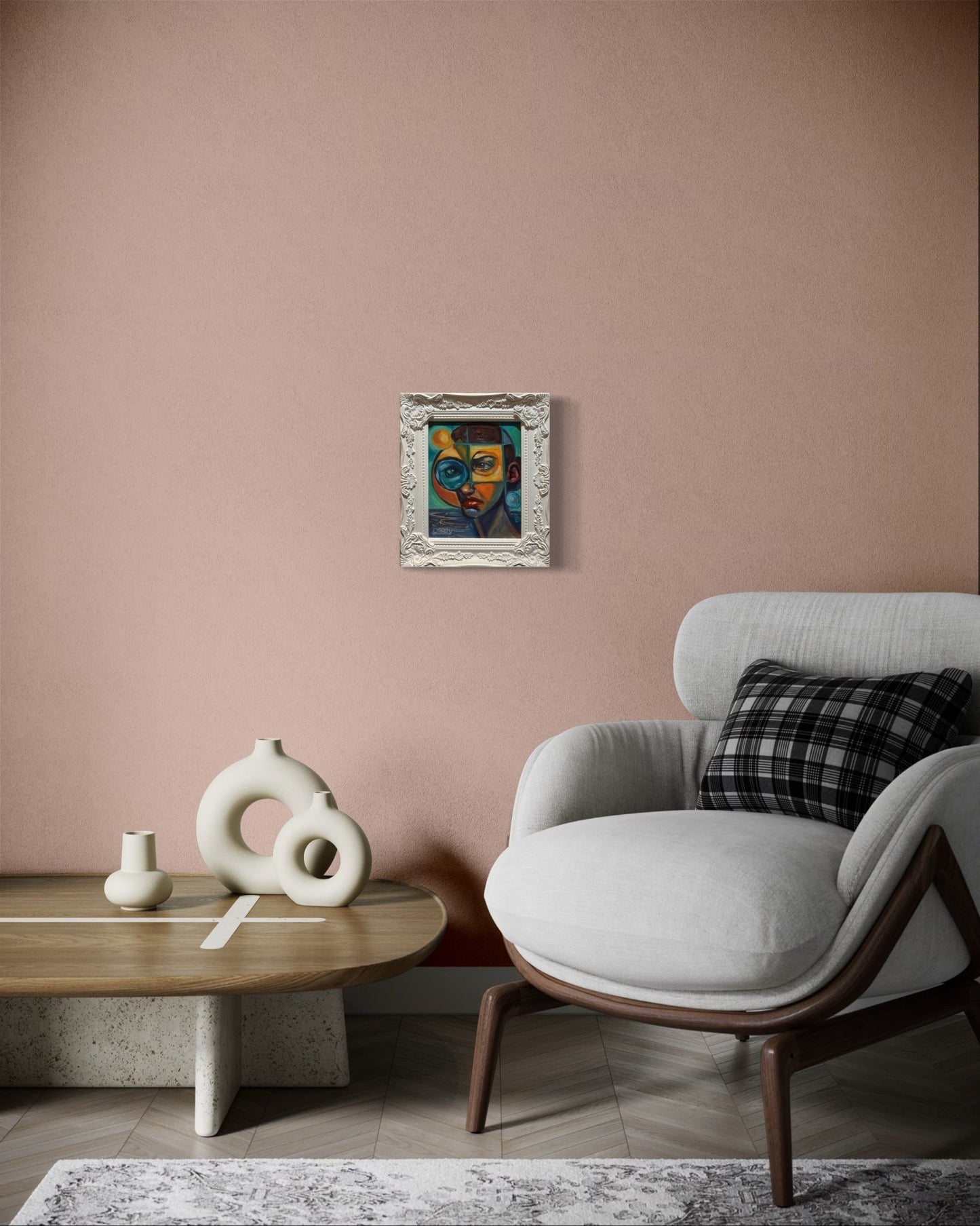 Through the Fractured Lens — Original 8x10 Oil Painting by David Ussery - David Ussery