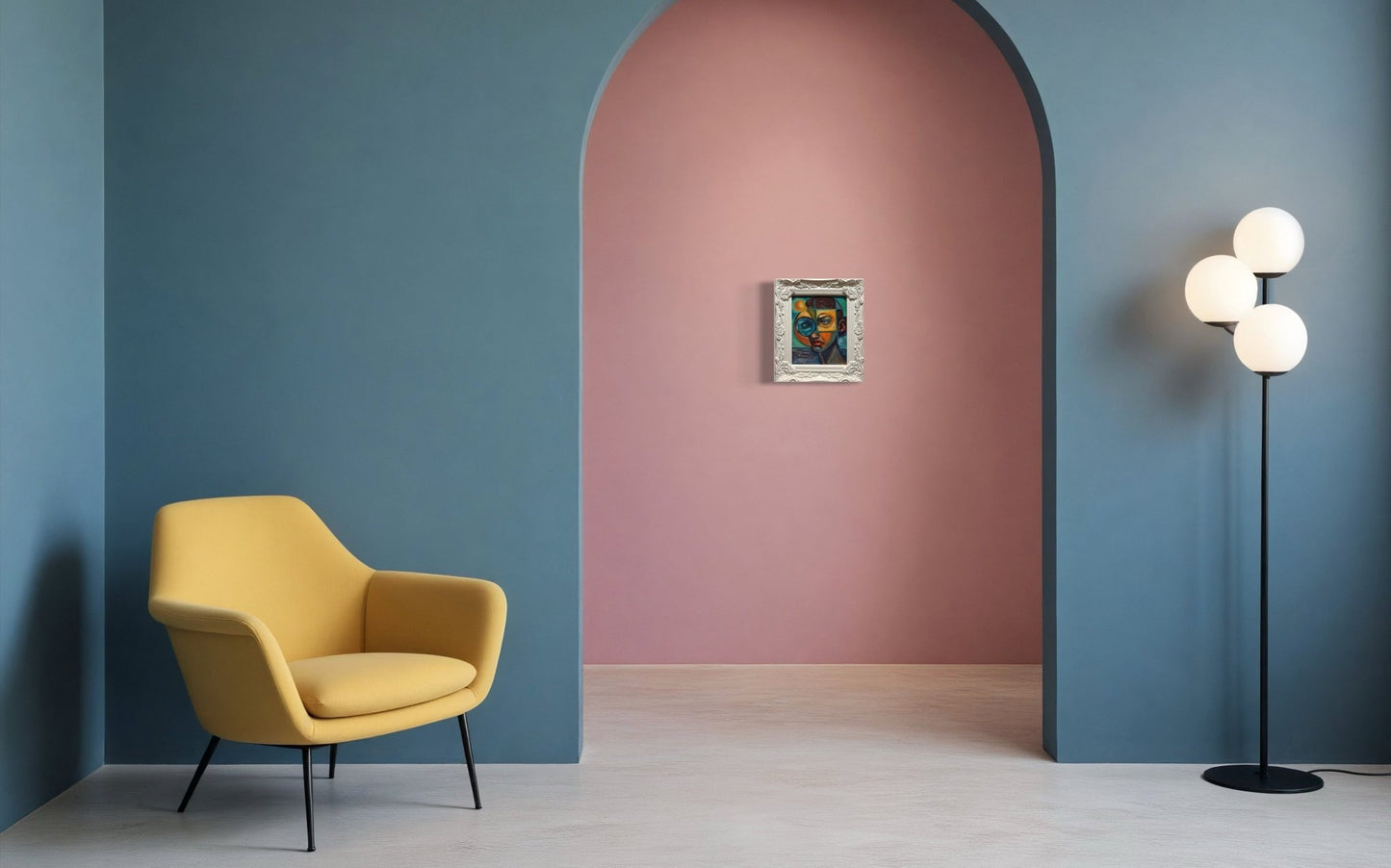 Through the Fractured Lens — Original 8x10 Oil Painting by David Ussery - David Ussery