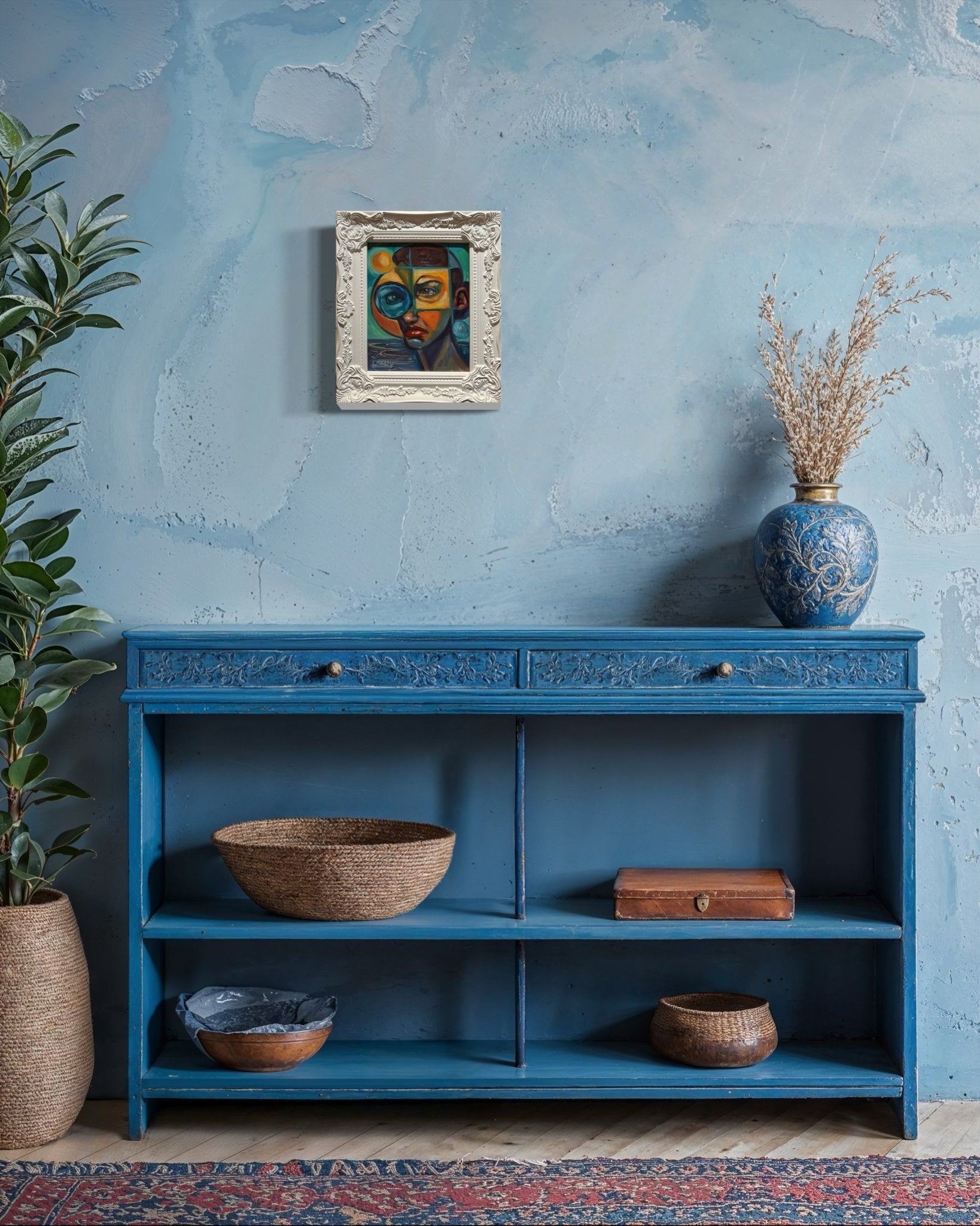 Through the Fractured Lens — Original 8x10 Oil Painting by David Ussery - David Ussery