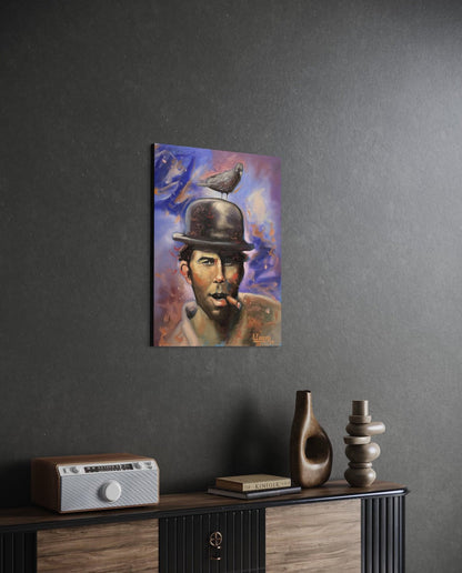 “Waits for it” A portrait of Tom Waits oil 18x24 - David Ussery