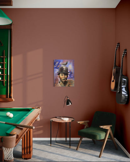 “Waits for it” A portrait of Tom Waits oil 18x24 - David Ussery